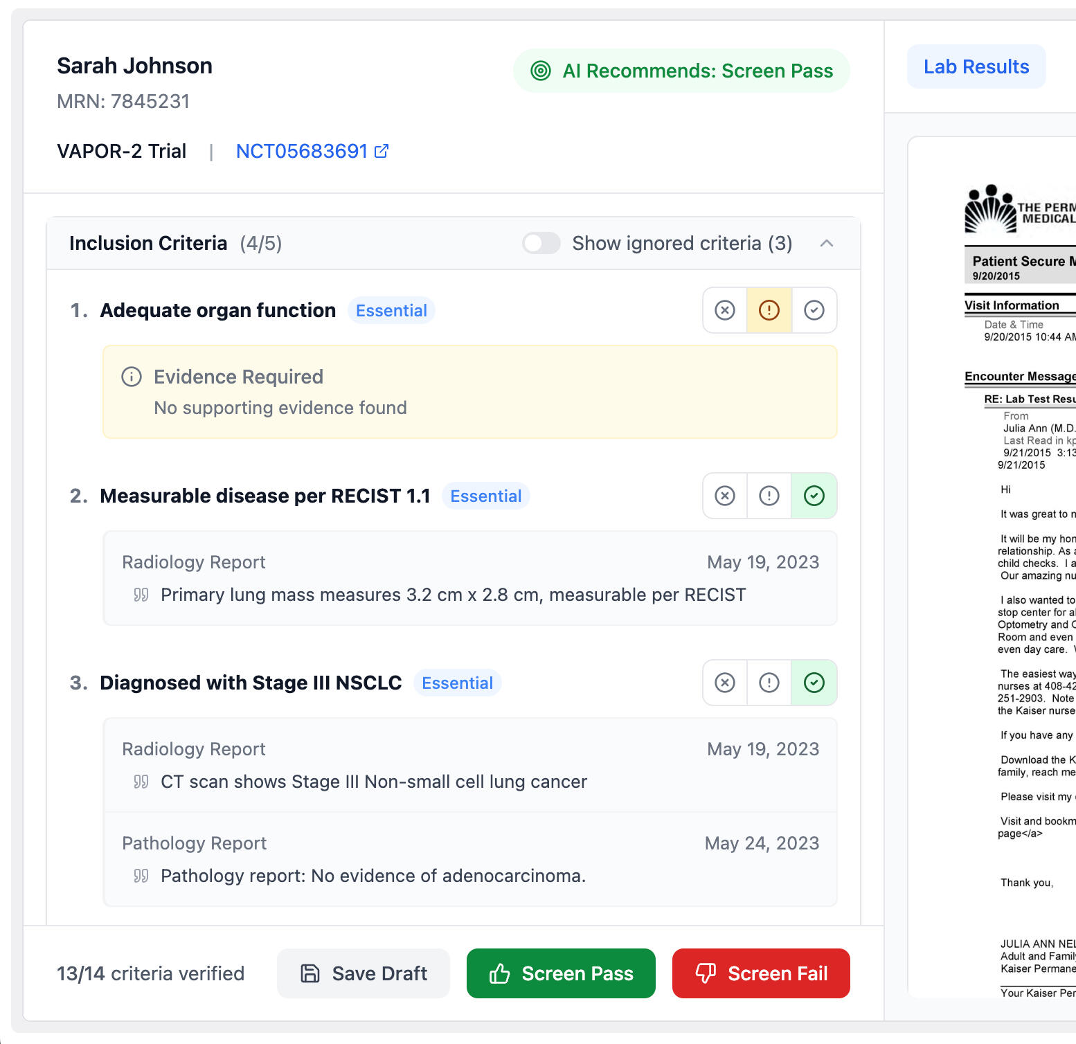Medical patient summary report for Jason Smith highlighting key treatment dates and medical interventions after a vehicle accident, showcasing HealthKey's AI-powered medical record summarization for efficient chart preparation and enhanced patient care exp